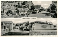 Auf dieser Viereransicht sieht man die ursprüngliche Bauweise des Hauses Kindlersch'