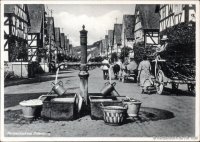 Brunnen in der Hauptstraße, 1948