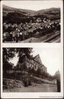 Dorfansicht und Schule